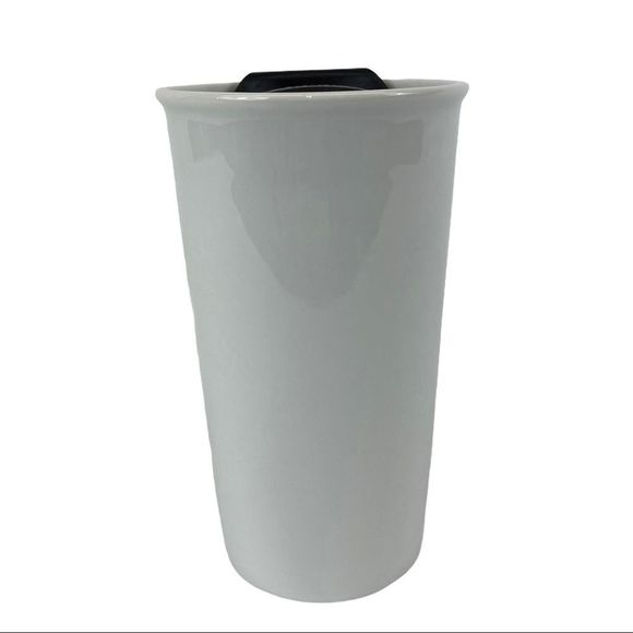 Starbucks ceramic white 10 oz. tumbler green logo - Picture 3 of 7